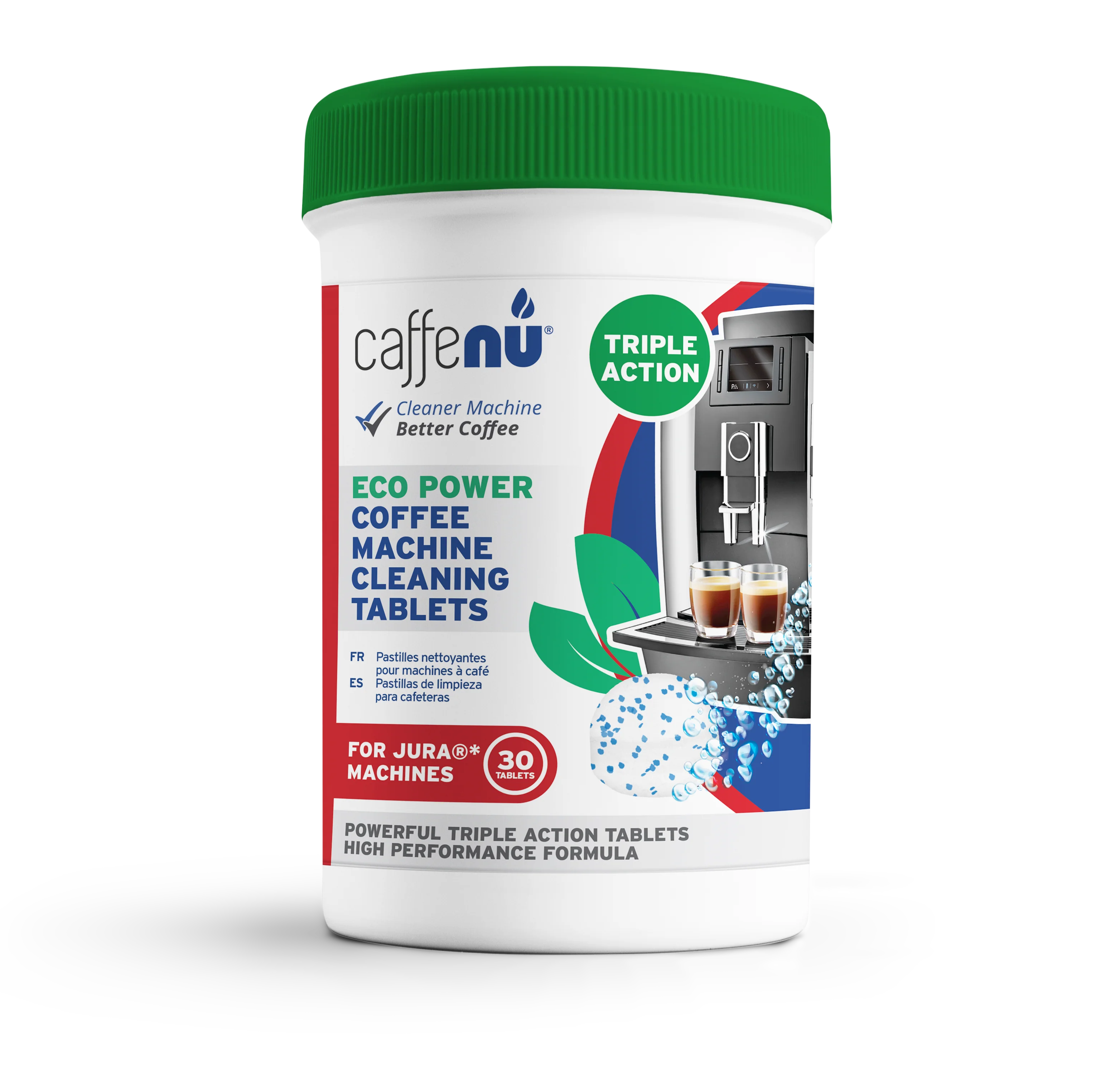 Caffenu 3 Phase Cleaning tablets for Jura