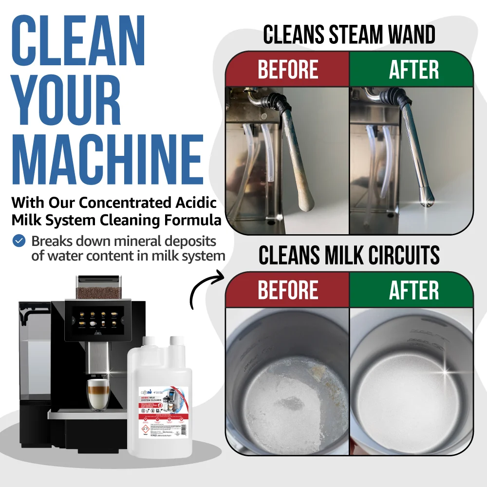 Caffenu Acidic Milk System Cleaner - 1000ml - Image 2