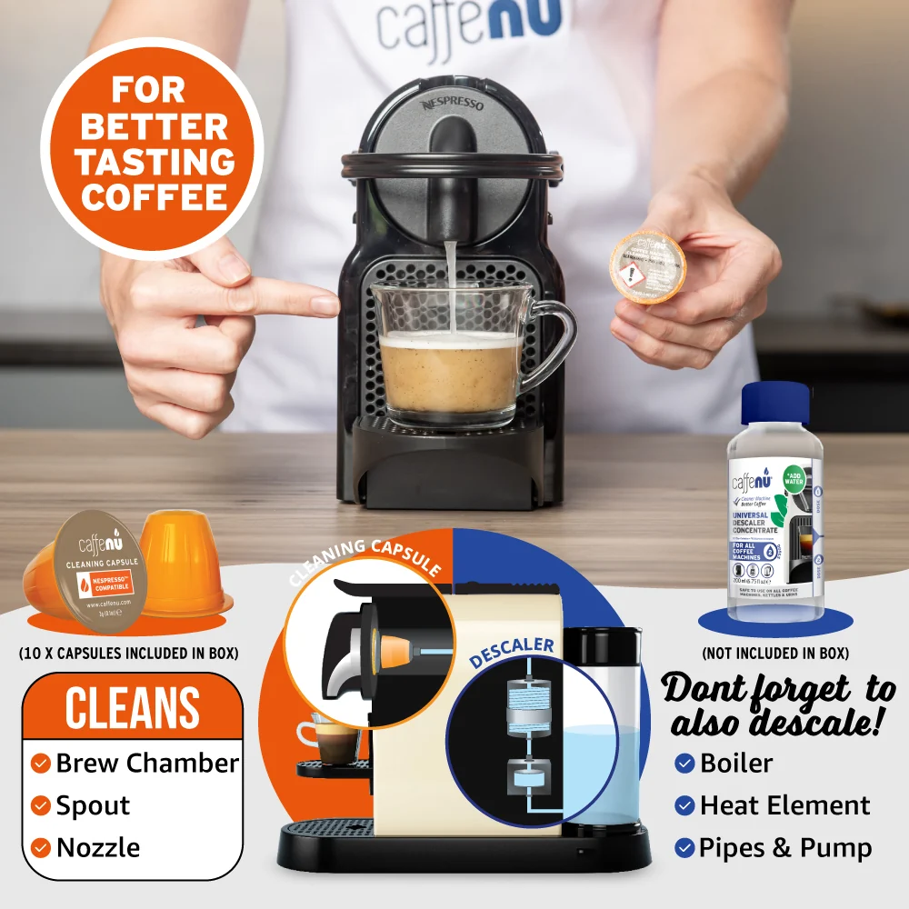Caffenu Cleaning Capsules 10 Value Pack – Nespresso compatible - Image 6