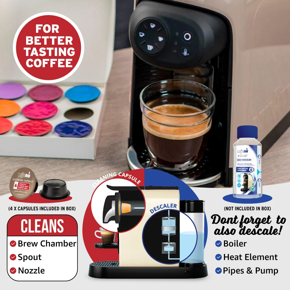 Caffenu Coffee Machine Cleaning Capsules - Lavazza A Modo Mio compatible - Image 6