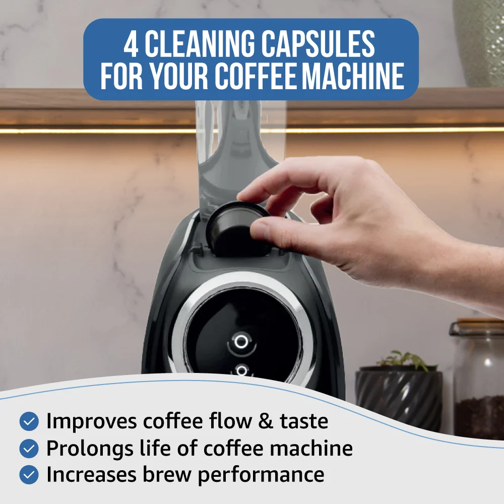 Caffenu Coffee Machine Cleaning Capsules - Lavazza Blue compatible - Image 3