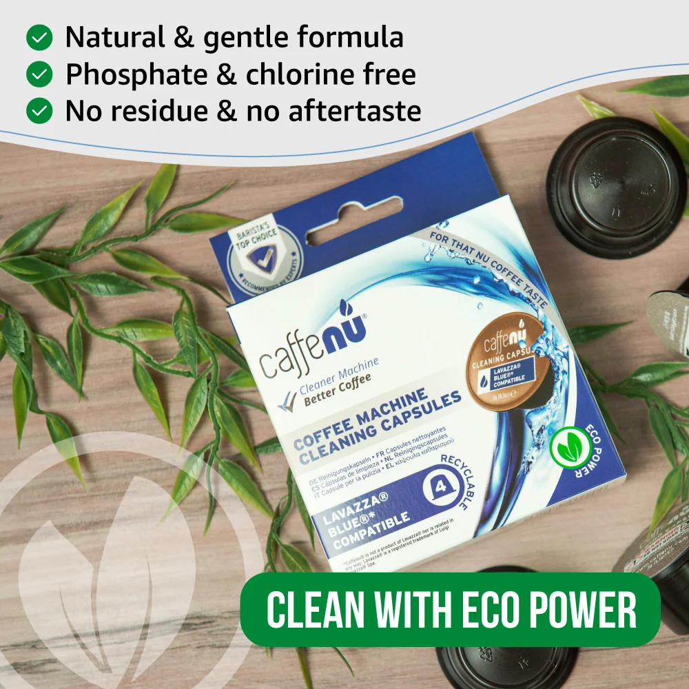Caffenu Coffee Machine Cleaning Capsules - Lavazza Blue compatible - Image 4