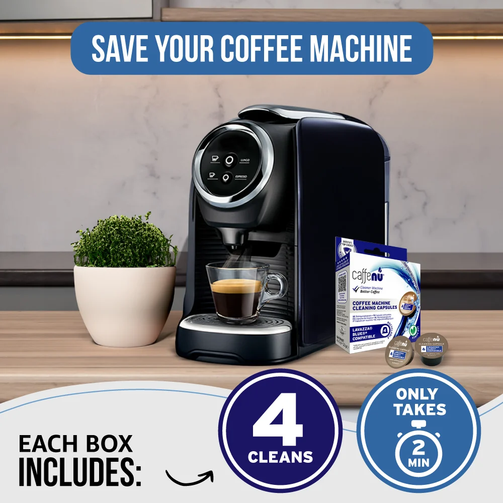 Caffenu Coffee Machine Cleaning Capsules - Lavazza Blue compatible - Image 5