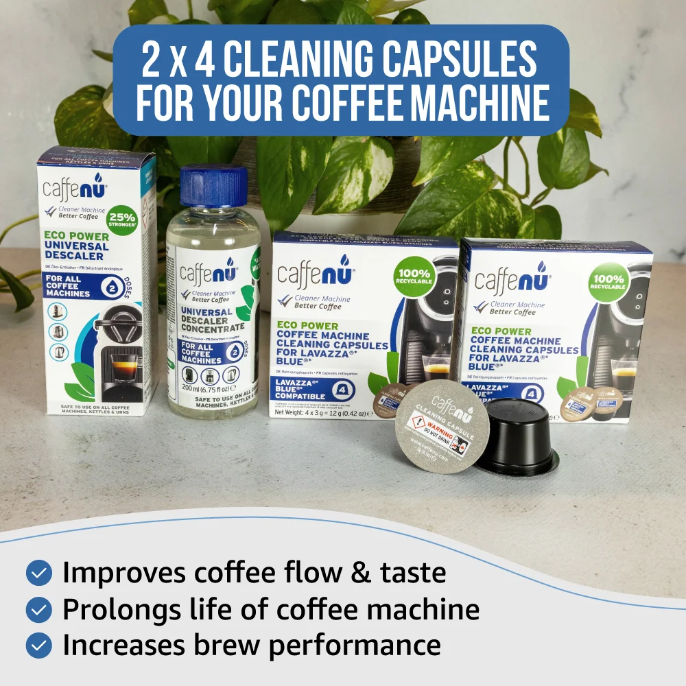 Caffenu Coffee Machine Cleaning Kit - Lavazza Blue compatible - Image 3