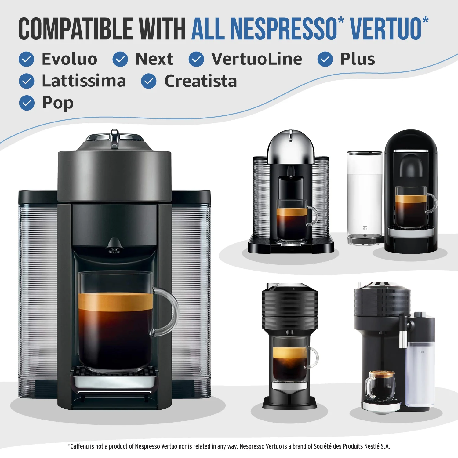 Caffenu Coffee Machine Cleaning Pods - Nespresso Vertuo compatible - Image 7