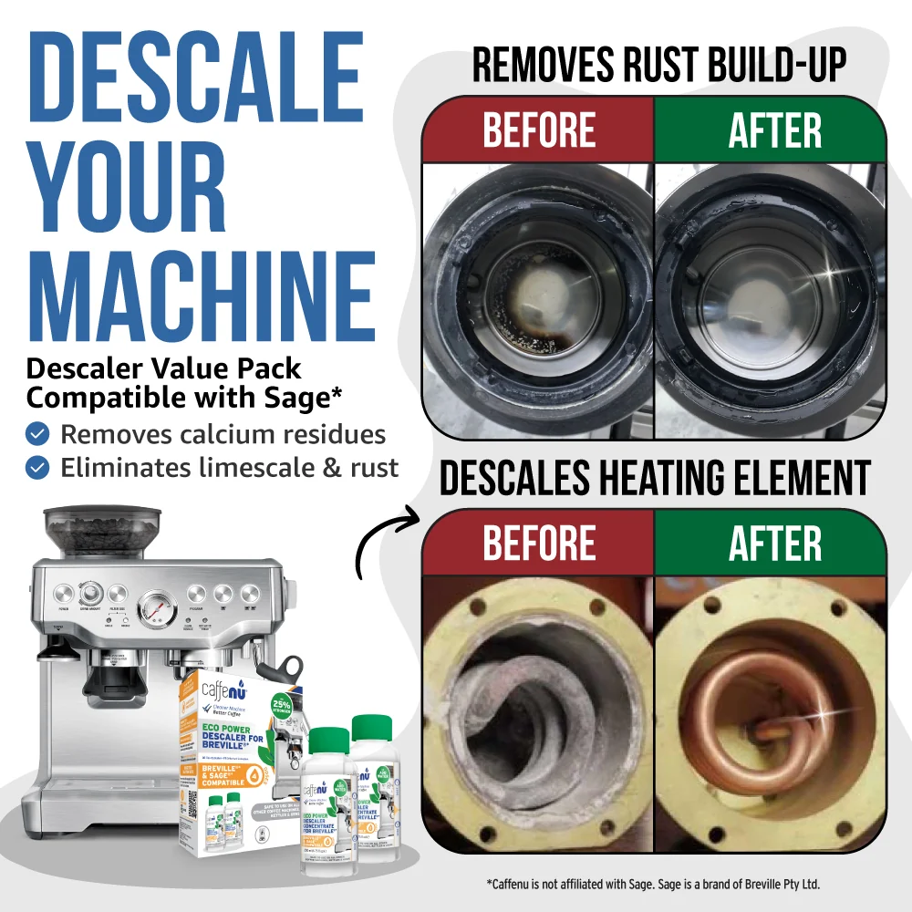 Caffenu Eco Descaler for Breville and Sage - Value pack (4 Uses) - Image 2