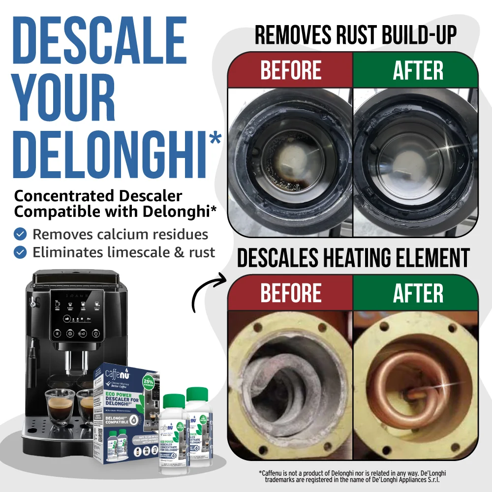 Caffenu Eco Descaler for Delonghi - Value pack (4 Uses) - Image 2