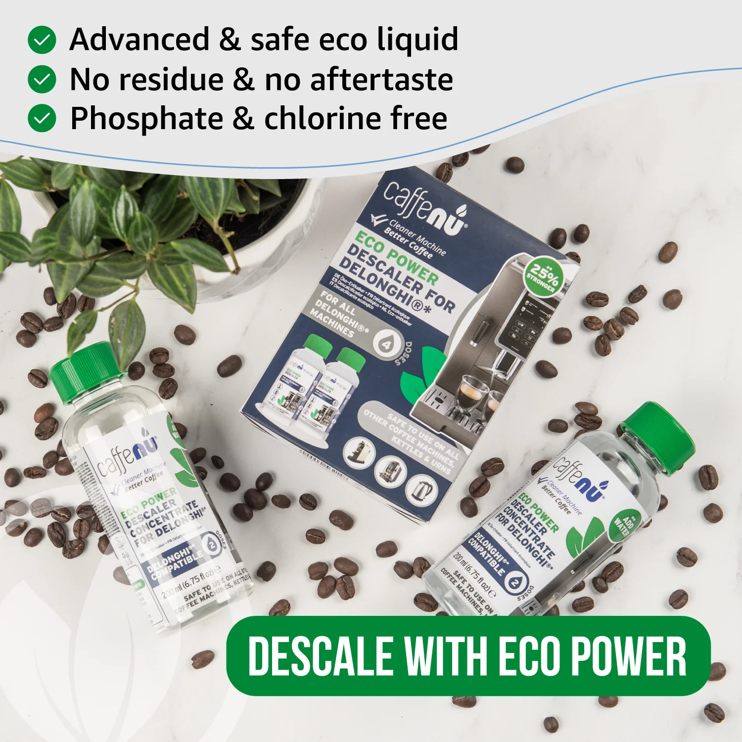 Caffenu Eco Descaler for Delonghi - Value pack (4 Uses) - Image 4