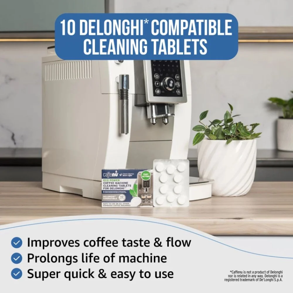 Caffenu Eco Power Coffee Cleaning Tablets for Delonghi Espresso machines - Image 3