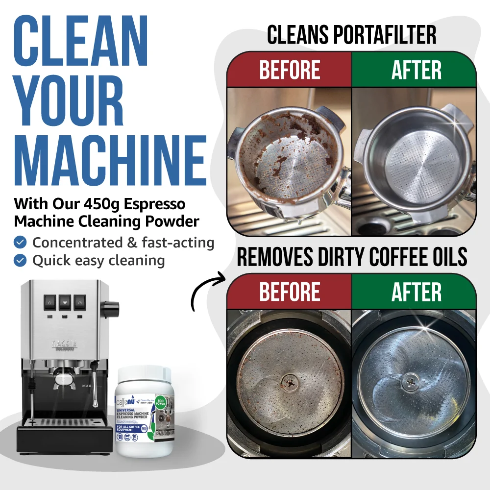 Caffenu Espresso Coffee Machine Cleaning Powder-450g - Image 2