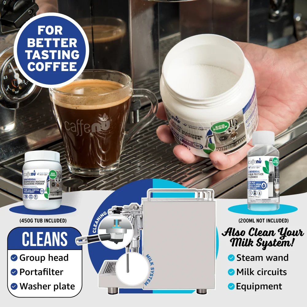 Caffenu Espresso Coffee Machine Cleaning Powder-450g - Image 6