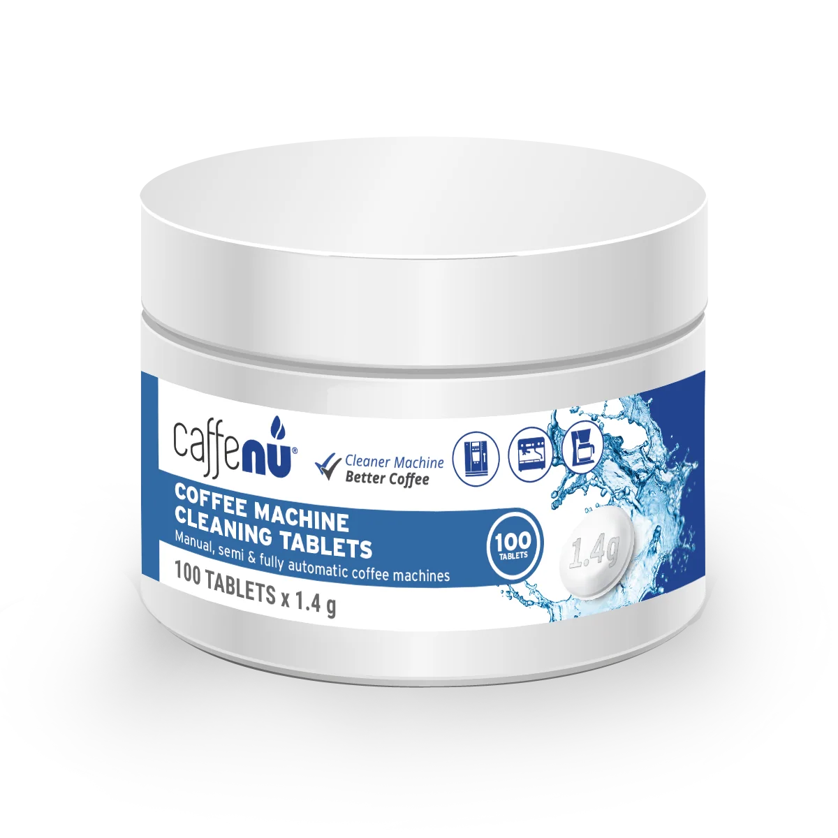 Caffenu Espresso Coffee Machine Cleaning Tablets (1.4 g)