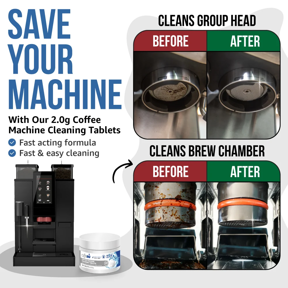 Caffenu Espresso Coffee Machine Cleaning Tablets (2.0 g) - Image 2