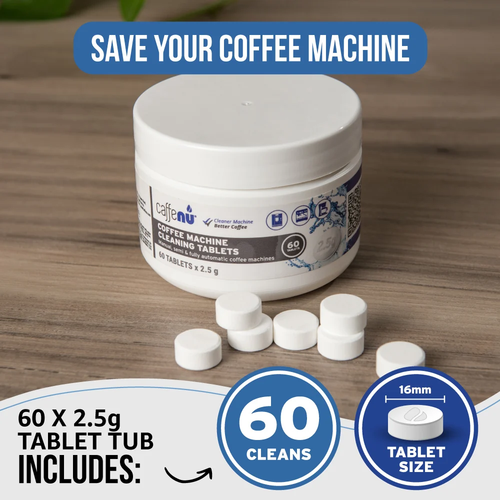 Caffenu Espresso Coffee Machine Cleaning Tablets (2.5 g) - Image 5