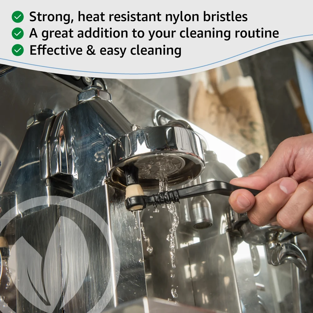 Caffenu Espresso Coffee Machine Group Head Cleaning Brush + Extra Head - Image 4