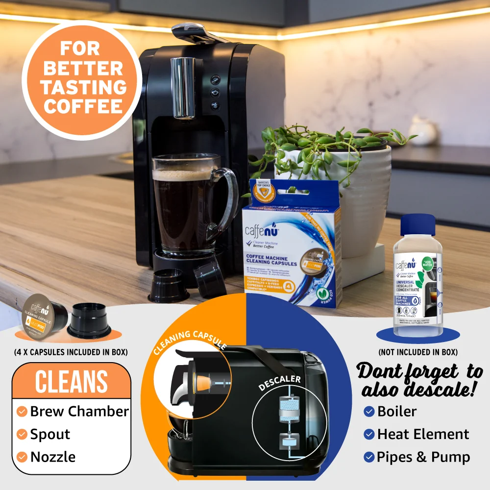 Caffenu Multipod Coffee Machine Cleaning Capsules - K-fee & Caffitaly compatible - Image 6