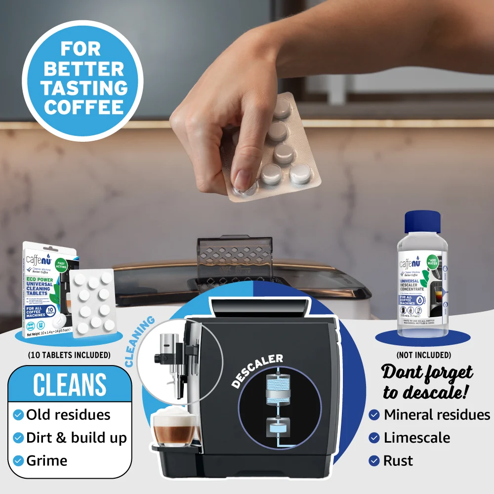 Caffenu Universal Coffee Machine Cleaning Tablets - Image 6