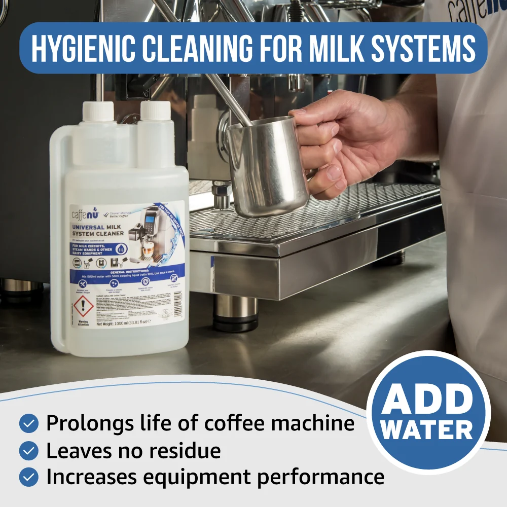 Caffenu Universal Coffee Machine Milk System Cleaner - 1000ml - Image 3