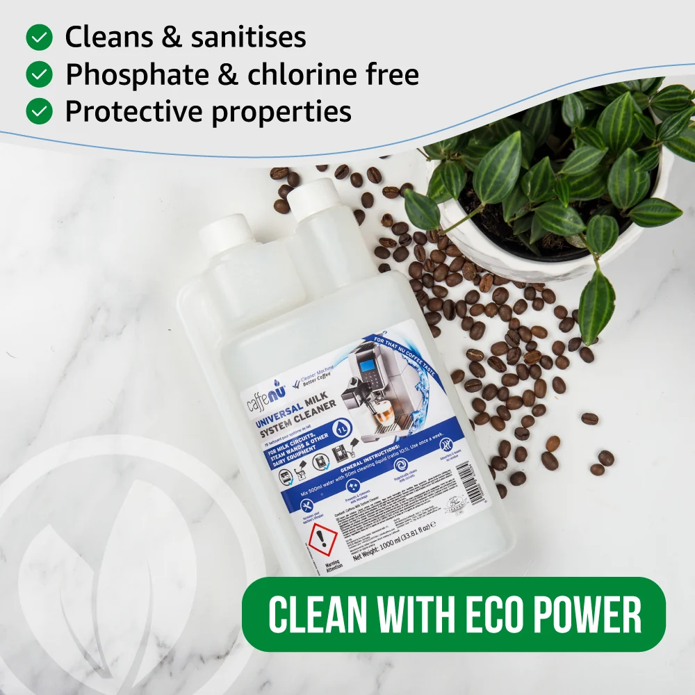 Caffenu Universal Coffee Machine Milk System Cleaner - 1000ml - Image 4