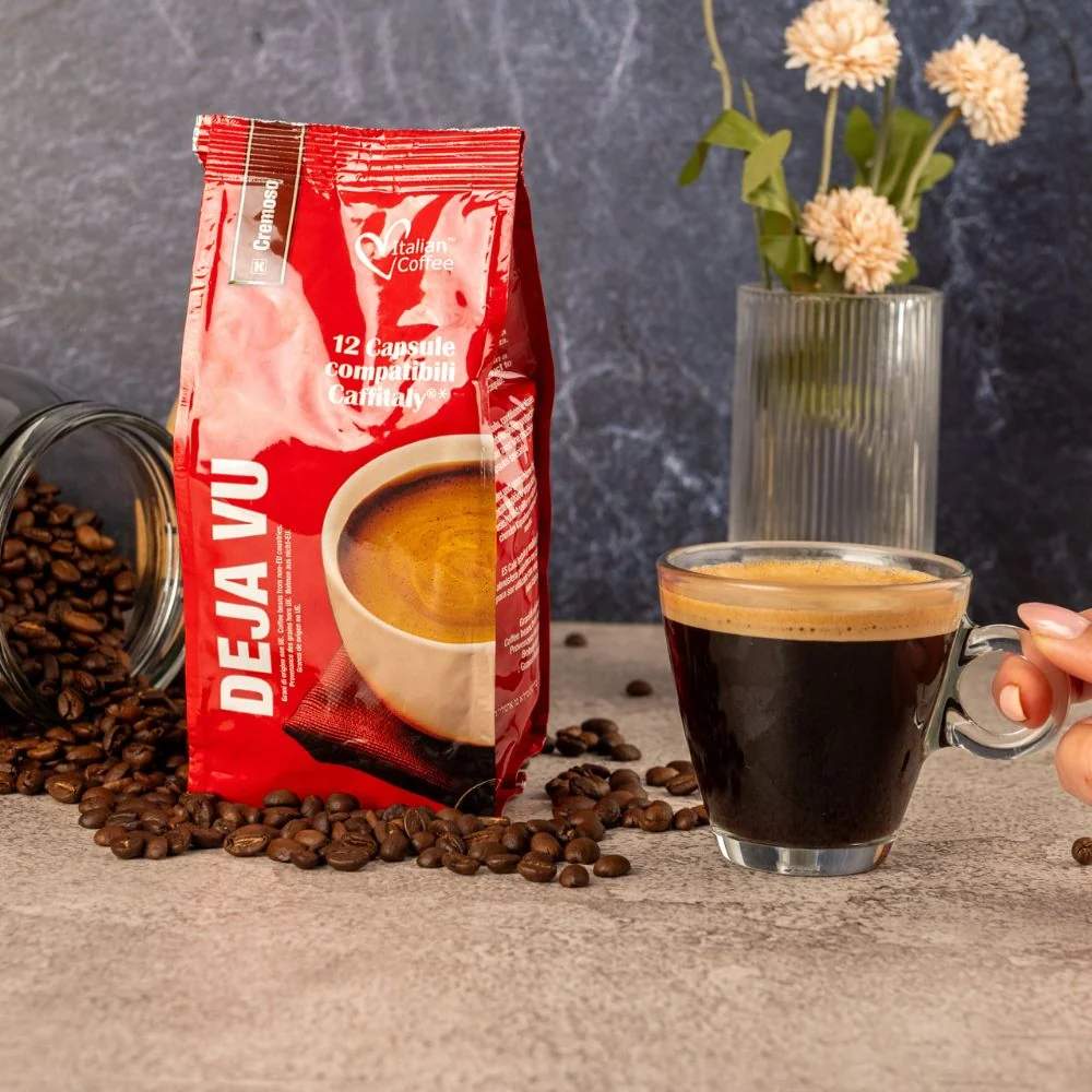 Deja Vu Cremoso - 12 K-fee & Caffitaly compatible coffee capsules - Image 3