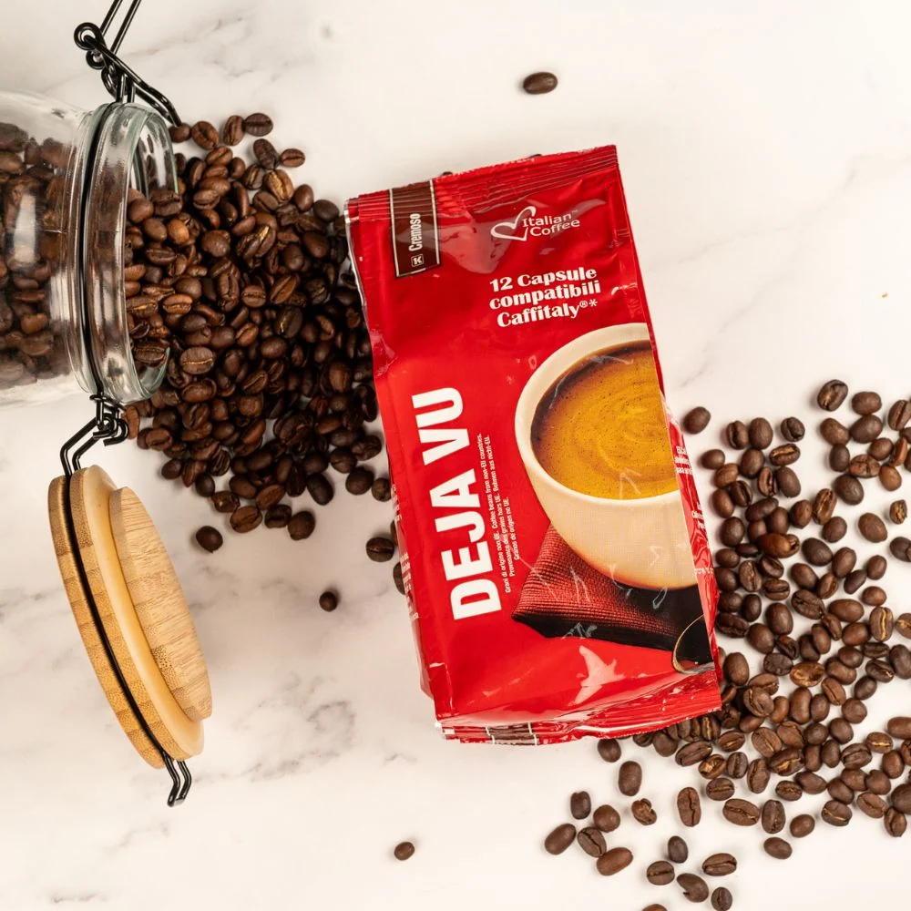 Deja Vu Cremoso - 12 K-fee & Caffitaly compatible coffee capsules - Image 4