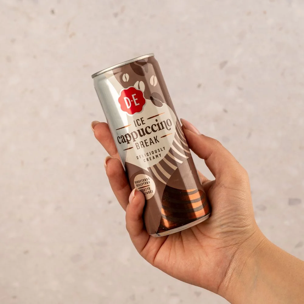 Douwe Egberts Iced Cappuccino - 250ml RTD can - Image 2