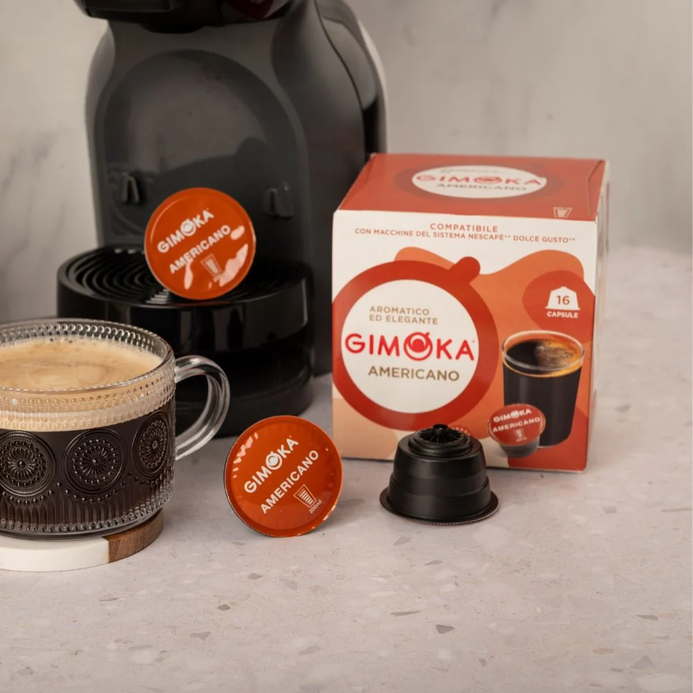 Gimoka Americano - 16 Nescafe Dolce Gusto compatible coffee capsules - Image 4