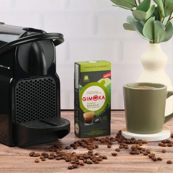 Gimoka Brasile - 10 Aluminium Nespresso compatible coffee capsules - Image 5