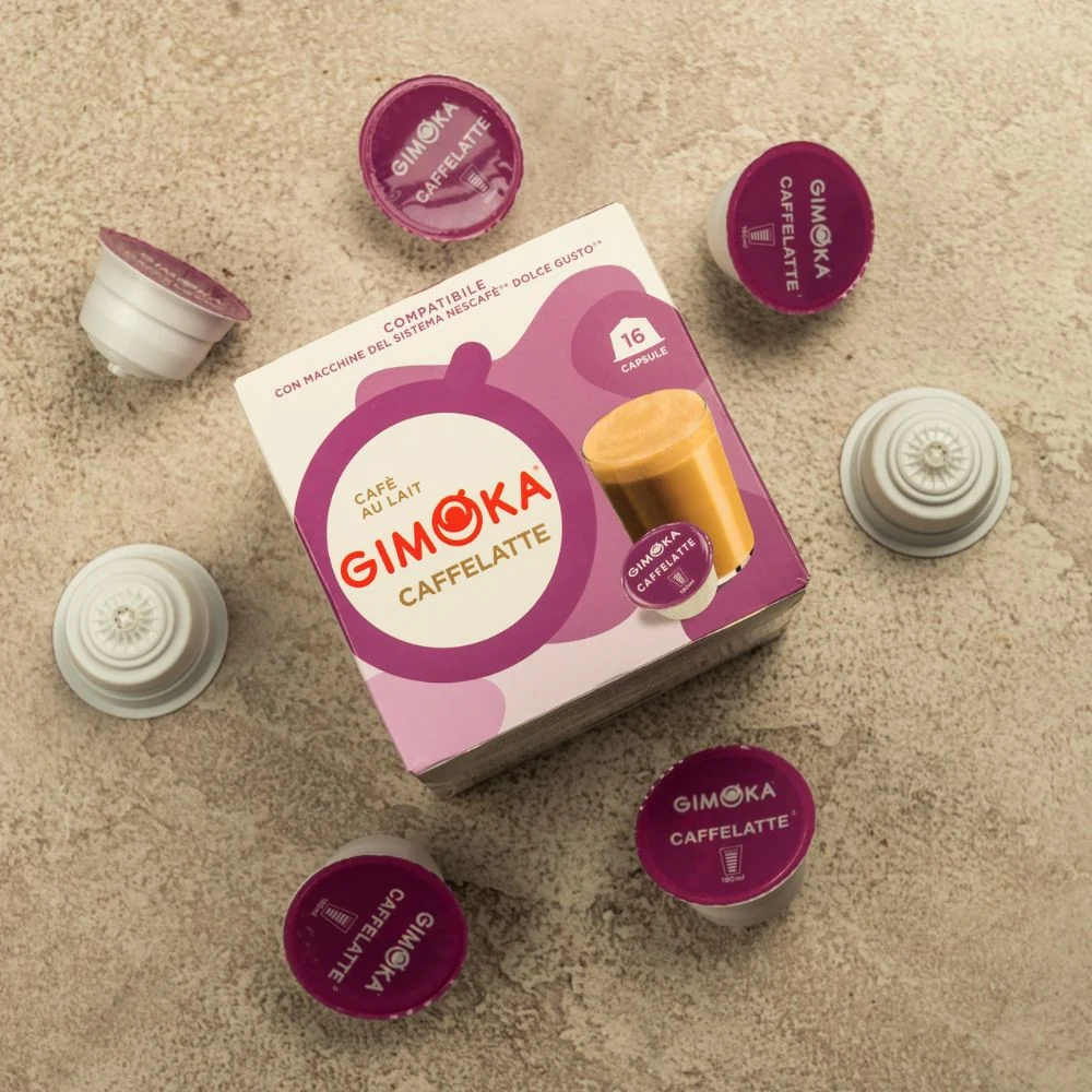 Gimoka Caffe Latte - 16 Nescafe Dolce Gusto compatible coffee capsules - Image 7
