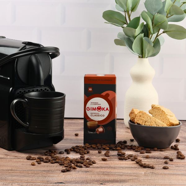 Gimoka Classico - 10 Aluminium Nespresso compatible coffee capsules - Image 5