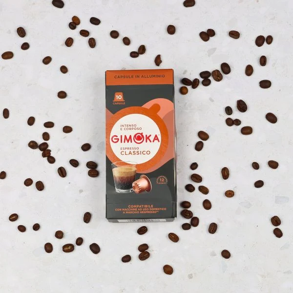 Gimoka Classico - 10 Aluminium Nespresso compatible coffee capsules - Image 7