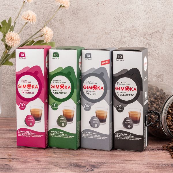 Gimoka Coffee Bulk Special (no Decaffe) - 80 K-fee & Caffitaly compatible coffee capsules - Image 3