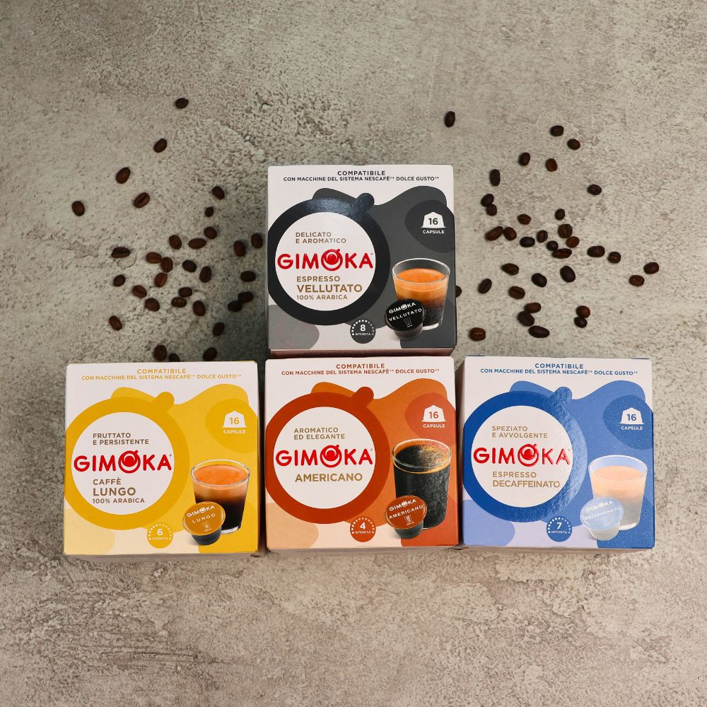 Gimoka Coffee Variety - 64 Nescafe Dolce Gusto compatible coffee capsules - Image 9