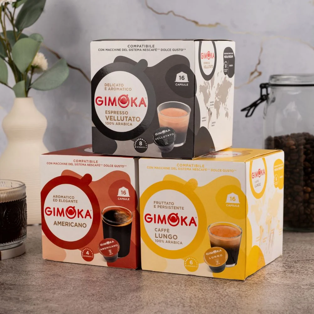 Gimoka Coffee Variety (No Decaffe) - 48 Nescafe Dolce Gusto compatible coffee capsules - Image 5