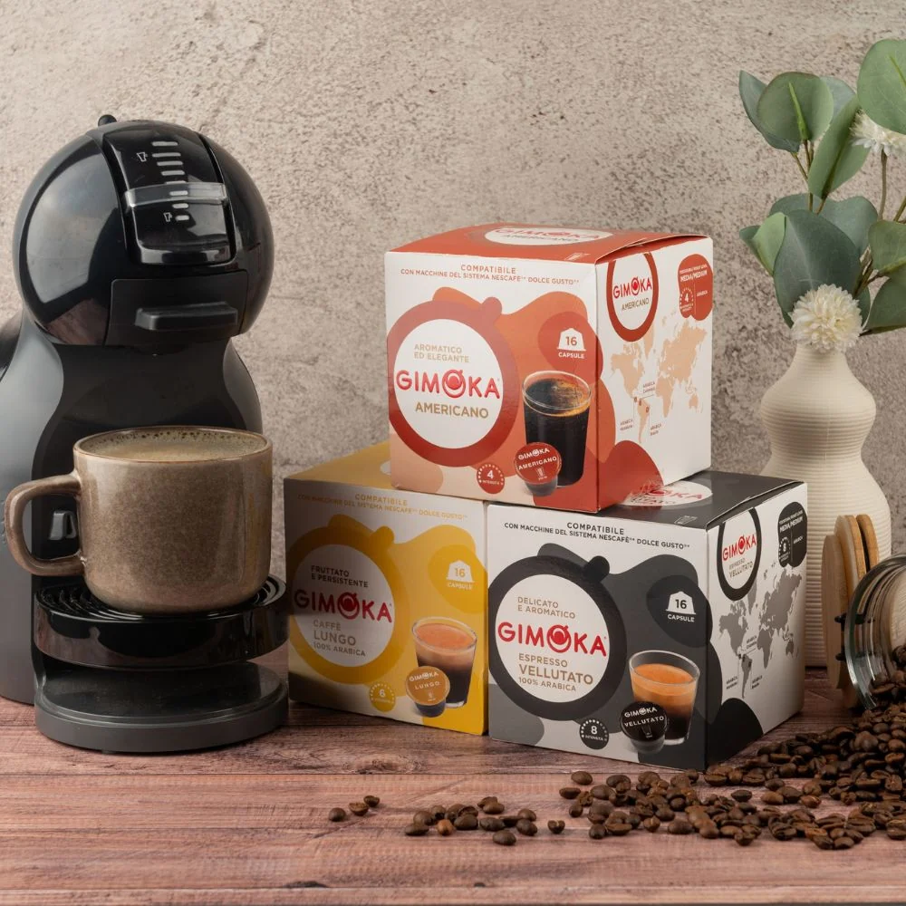 Gimoka Coffee Variety (No Decaffe) - 48 Nescafe Dolce Gusto compatible coffee capsules - Image 6