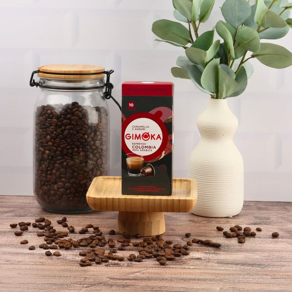 Gimoka Colombia - 10 Aluminium Nespresso compatible coffee capsules - Image 3