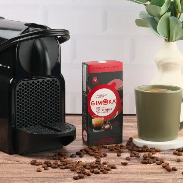 Gimoka Colombia - 10 Aluminium Nespresso compatible coffee capsules - Image 4