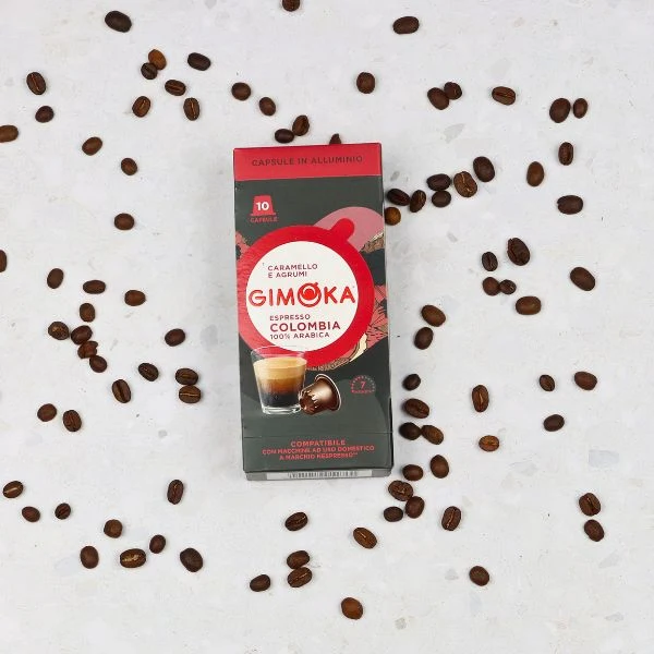 Gimoka Colombia - 10 Aluminium Nespresso compatible coffee capsules - Image 6