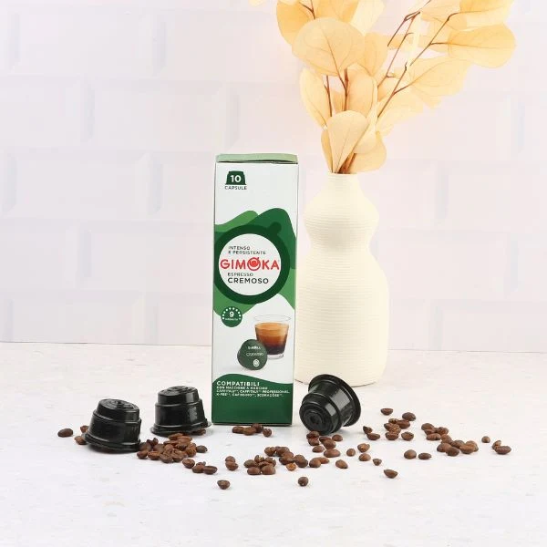Gimoka Cremoso - 10 K-fee & Caffitaly compatible coffee capsules - Image 3