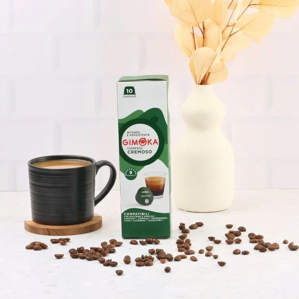 Gimoka Cremoso - 10 K-fee & Caffitaly compatible coffee capsules - Image 4