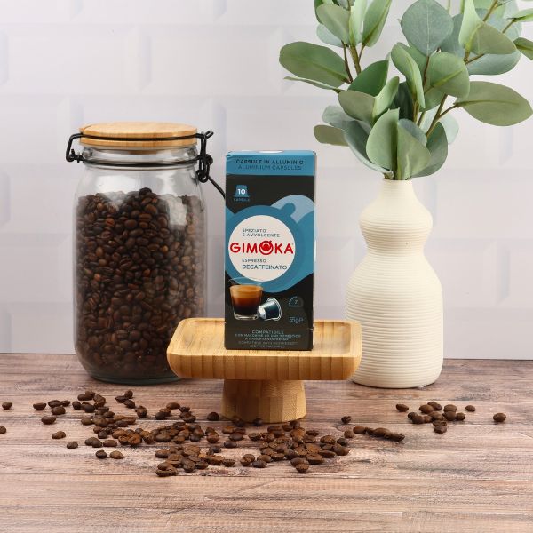 Gimoka Decaffeinato - 10 Aluminium Nespresso compatible coffee capsules - Image 3
