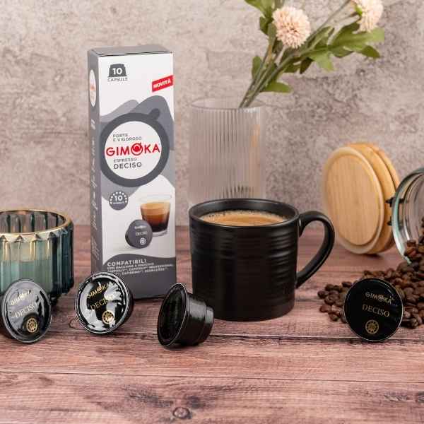 Gimoka Deciso - 10 K-fee & Caffitaly compatible coffee capsules - Image 3
