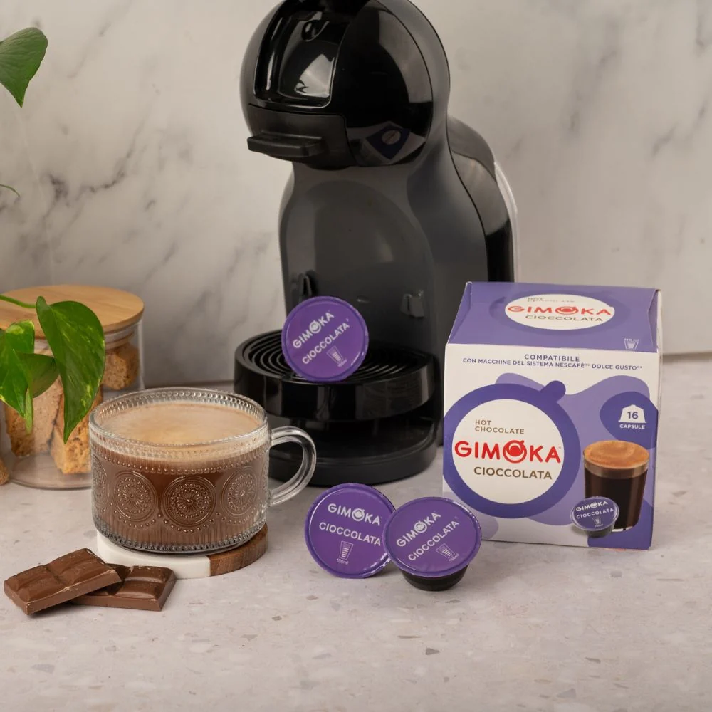 Gimoka Hot Chocolate - 16 Nescafe Dolce Gusto compatible coffee capsules - Image 3