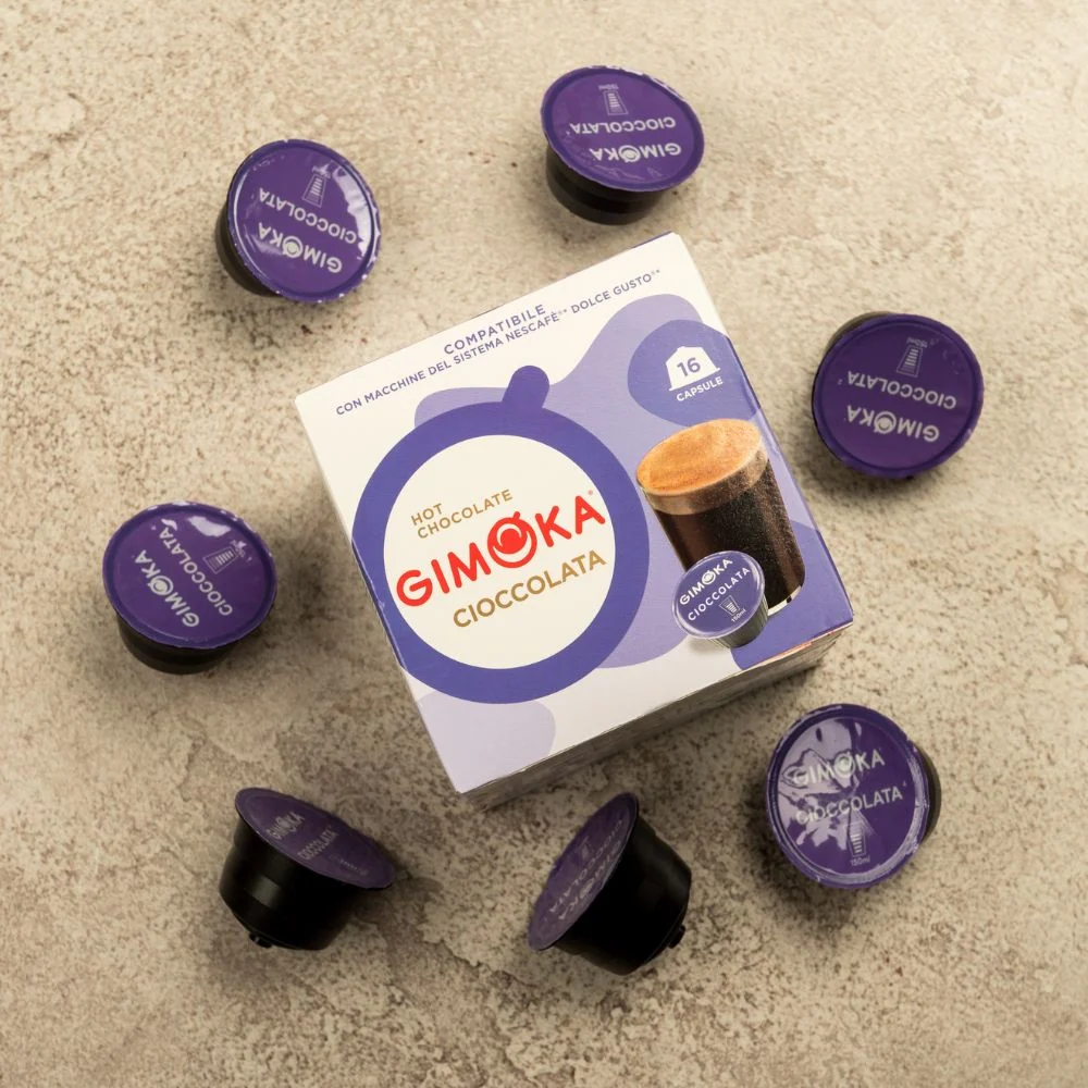 Gimoka Hot Chocolate - 16 Nescafe Dolce Gusto compatible coffee capsules - Image 6