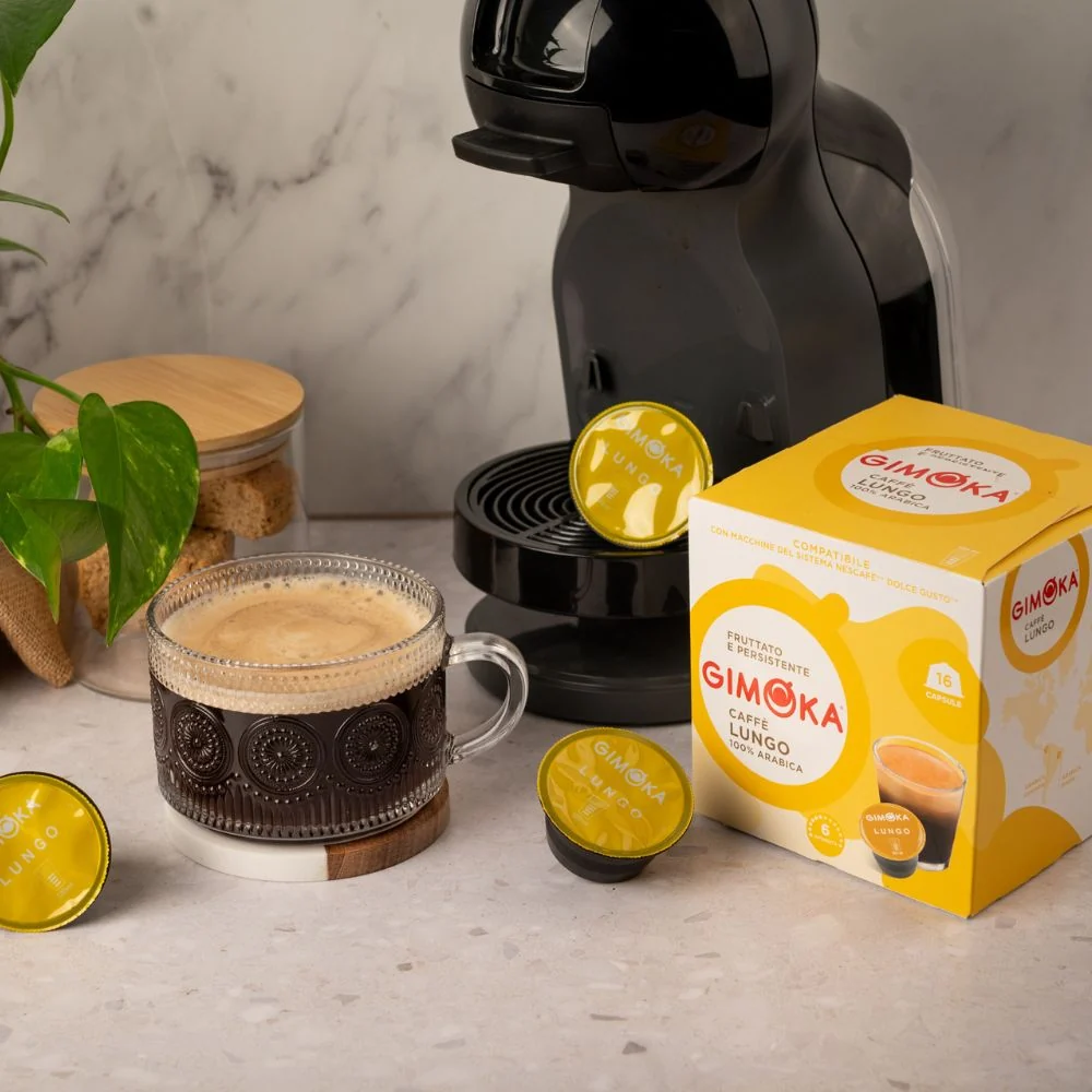 Gimoka Lungo - 16 Nescafe Dolce Gusto compatible coffee capsules - Image 4
