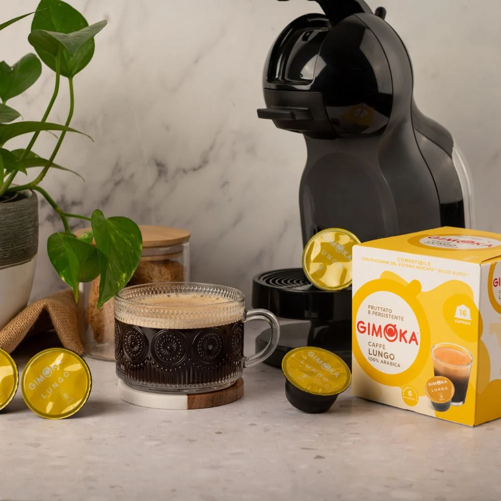 Gimoka Lungo - 16 Nescafe Dolce Gusto compatible coffee capsules - Image 5