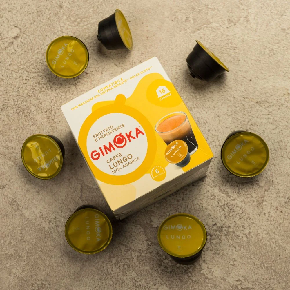 Gimoka Lungo - 16 Nescafe Dolce Gusto compatible coffee capsules - Image 7