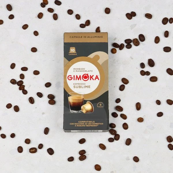 Gimoka Sublime - 10 Aluminium Nespresso compatible coffee capsules - Image 7
