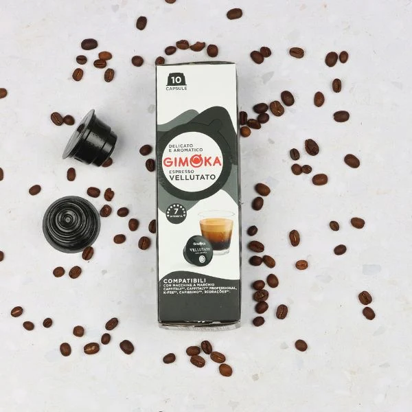 Gimoka Vellutato - 10 K-fee & Caffitaly compatible coffee capsules - Image 6