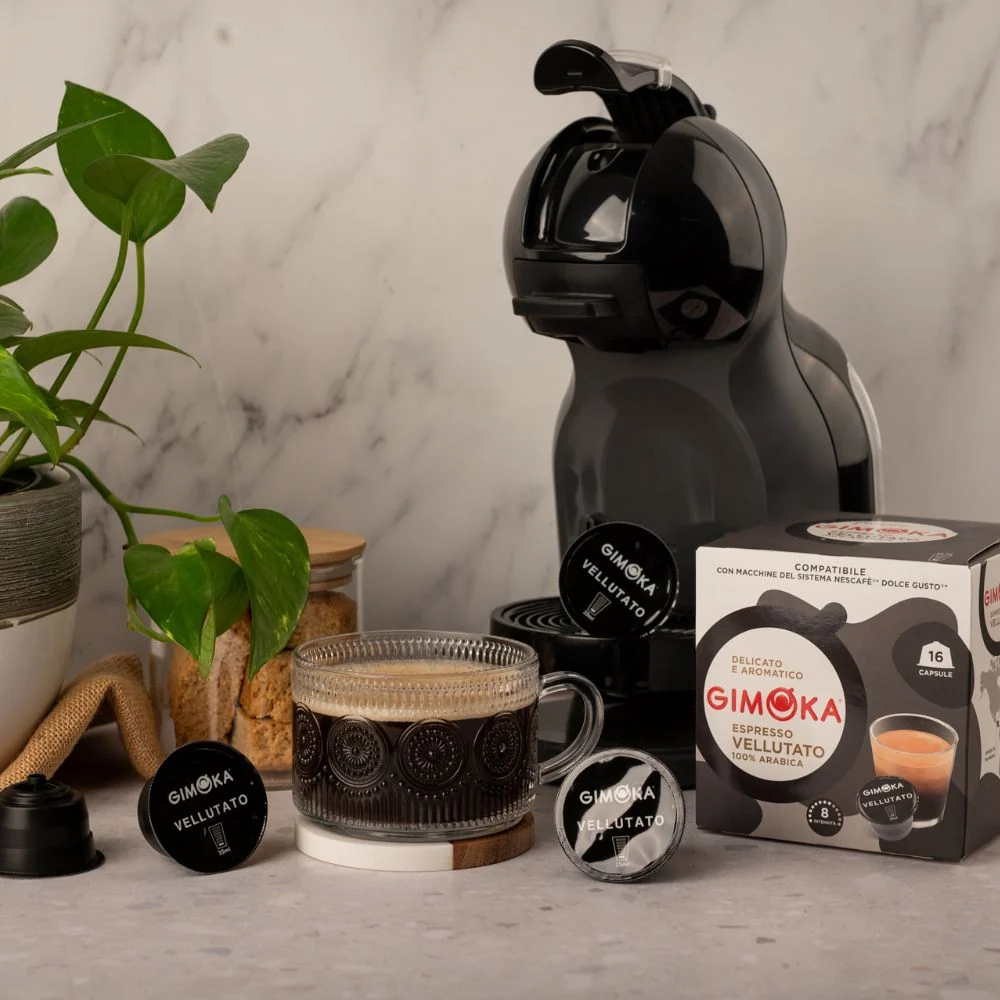 Gimoka Vellutato - 16 Nescafe Dolce Gusto compatible coffee capsules - Image 5